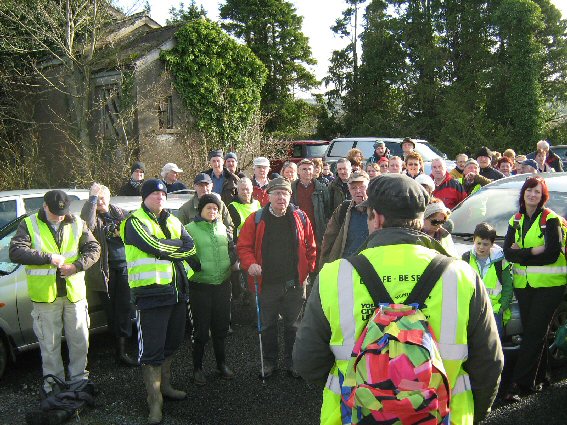 Setting out from Abbeyfeale on the Great Southern Trail which was officially opened on Saturday last by Minister Leo Varadkar