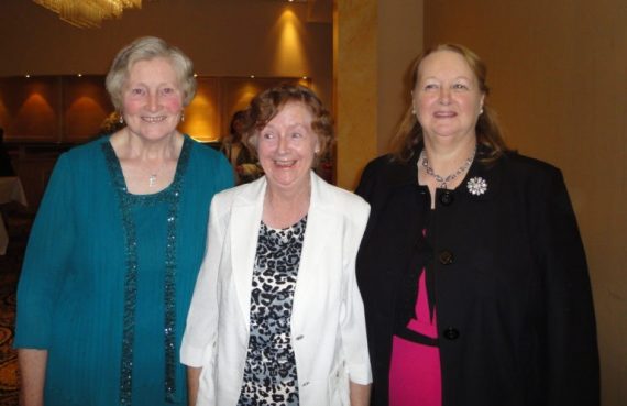Eileen Woulfe, Mary Ita Woulfe and Joan Lane at a fundraising night of Music, Fashion and Fun in aid of the Irish Motor Neurone Disease Association in the Brandon Hotel, Tralee, last Saturday  