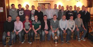 West Intermediate Champions, Athea, after being presented with their medals at the Top of the Town on Saturday night, December 21st. 