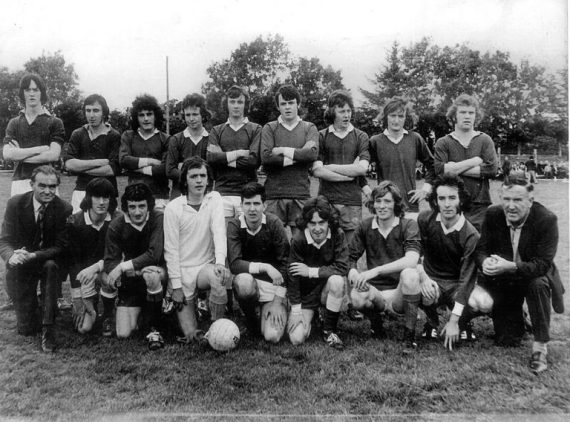 The Athea u-21 team of 1975 were as follows: Front row: James Hayes, James McCarthy(Templeglantine), Noel Barry, Patrick Murphy, Christy Carroll ( Templeglantine), Pat Higgins, John Liston. Back row: George O’Connor, Pius Collins, Stephen McCoy (RIP), Mike McMahon, Patsy Sheehan, Tom O’Connor, Denis Hurley, Denis Quaid (RIP), Teddy Brown. Supporters were Mick Dalton (RIP) and Sonny Murphy (RIP). 