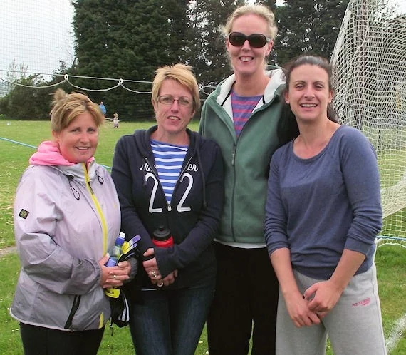 Liz Flynn, Helen Twomey, Gráinne Ahern & Tina Collins at the recent schools blitz 