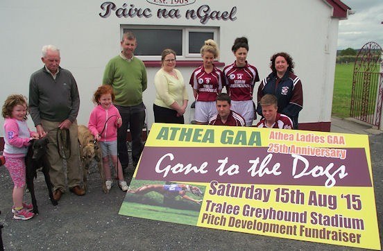 At the launch of Athea GAA Gone to the Dogs were Molly & Bríd Hunt, Neddie Hunt, Paul Curry, Maireád Donovan, Aoife O’Connor, Matthew Tierney, Katie Stapleton, Micheál Ambrose & Jacqueline O’Connor 