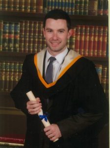 Jamie Kelly, Coole East who graduated recently from UL with a Bachelor of Business Studies in Economics and Finance with Law.