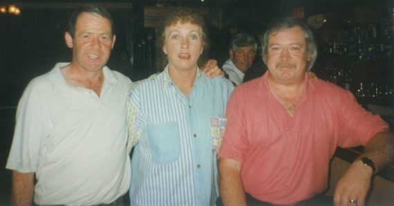 ‘A blast from the past’ - Dan Griffin, Mary T. Mulvihill and Jimmy Kelly pictured at a function in the Top of the Town in the early ‘90’s 