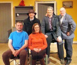Athea people involved in the play Sean Liston Donal Woulfe, Domhnall de Barra, Jason Quinn and Kay O’Sullivan 